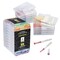 Creative Inspirations Acrylic Paint Markers Set - 60 Colors: Water-Based Acrylic Markers for Artists w/ Flexible Brush Tips in Stacked Carrying Case, Bleed-Resistant, Lightfast, For Wood, Glass, Paper